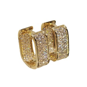 Style européen américain Micro-<span class=keywords><strong>Pavé</strong></span> Zircon Stud Light Luxe à la mode à la mode Articles transfrontaliers de vente chaude pour jeunes femmes - Product Image 4