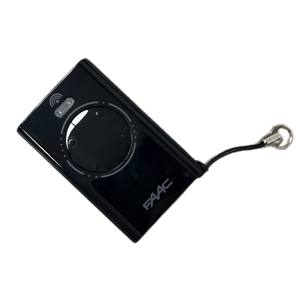 Télécommande Faac Slh Lr noire 4 canaux Xt4 433 Mhz à code roulant pour garage et abri - Product Image 4