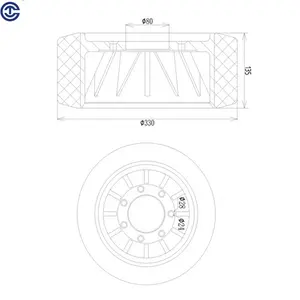 Linde R14 Pu ruote per carrelli elevatori fornitore ruota motrice di alta qualità 330x135x80 9815000599 poliuretano per veicoli industriali