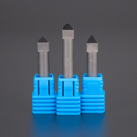 HUHAO 6mm PCD outil de sculpture couteau en acier au tungstène fraise CNC foret acrylique routeur Cutter 5161