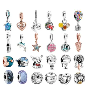 925 sterling silver jewelry bracelet accessories DIY exquisite beads pendant jewelry for women bracelet charm