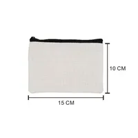 New Waterproof Neoprene Coin Bag Fashion Sublimation Wallet White