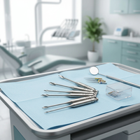 Forets endodontiques dentaires Peeso motorisés en acier inoxydable pour l'ouverture des canaux radiculaires, compatibles avec les contre-angle à basse vitesse
