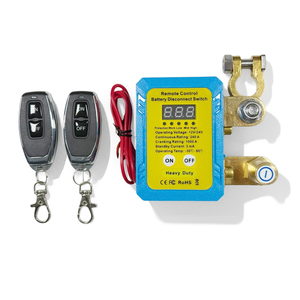 Interruttore Principale per <span class=keywords><strong>Batteria</strong></span> Auto 240A, Interruttore di Disconnessione 12V/24V con Controllo Remoto Wireless, Display LED di Tensione, in Metallo - Product Image 1