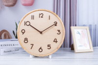 Jam Dinding Kayu Pinus Minimalis Dekorasi Rumah Kantor Jam Dinding Kayu