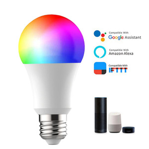 Bombilla <span class=keywords><strong>LED</strong></span> inteligente para fiesta en casa, luz inteligente que cambia de color, Bluetooth, <span class=keywords><strong>WiFi</strong></span>, control remoto - Product Image 6