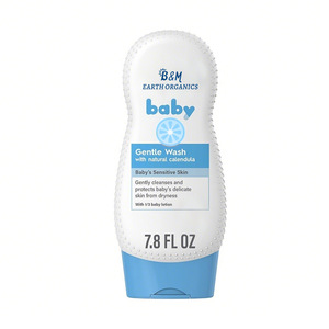 Nettoyant doux pour les cheveux et le corps pour bébé, sans larmes, sans parabènes, sulfates et colorants, huile de calendula et huile de noix de coco, parfum doux en poudre - Product Image 4