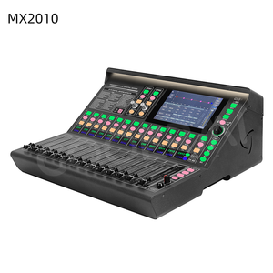 Mixer Digital Profissional MX2010 de 20 Canais com 16 Entradas de Microfone, Tela Touch de 7 Polegadas, Controle Remoto WiFi e Console de Mixagem de Áudio USB - Product Image 1