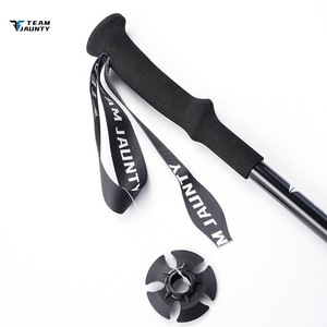 Bâtons de randonnée en alliage d'aluminium Team Jaunty, 63-135 cm, trois sections, verrouillage externe, pour la marche en plein air - Product Image 3