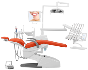 Tıbbi profesyonel diş tedavisi büyük diş klinikleri ve hastaneler için uygun LED ışıkları ile kapsamlı sandalye - Product Image 5