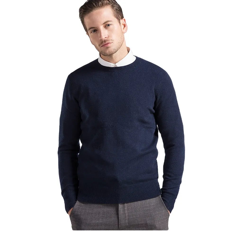 Áo Len Cashmere Cổ Tròn R15120168 Cho Nam, Áo Chui Đầu