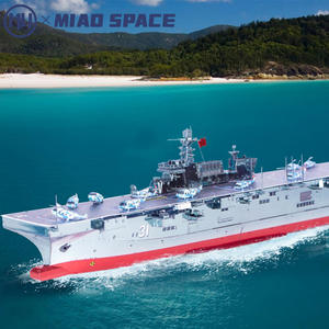 Kit de Modelo de Navio Porta-Aviões Hainan MU X MIAO SPACE DIY, Quebra-Cabeça Educacional em Metal 3D - Product Image 5
