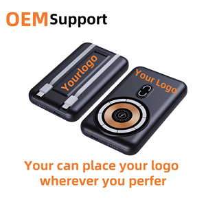 גבוה pd 22.5w טעינה מהירה 10000mah סוג-c נייד חיבור אלחוטי מגנטי בנק חשמל אולטרה דק עליות תחנת כוח בנק - Product Image 4