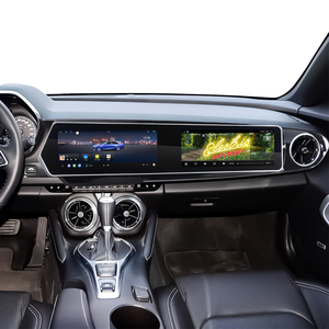 หน้าจอคู่ขนาด 12.3 นิ้ว ดีไซน์ใหม่ สำหรับ Chevrolet Camaro ปี 2016 2018 มัลติมีเดีย Android วิทยุติดรถยนต์ ชุดเครื่องเสียงติดรถยนต์ รองรับ Carplay ระบบนำทาง อัปเกรด - Product Image 1