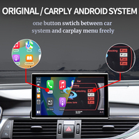 Écran CarPlay sans fil 9 pouces, Android Auto, GPS, navigation, système multimédia Linux pour Audi A6 C7 A7 2012-2018, vente chaude