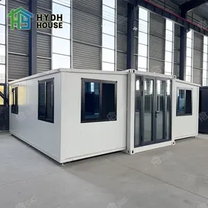 Hydh Antiseismic Fully Furnished 20ft 30ft 40ft Foldable Expandable Modular Container House With Bathroom