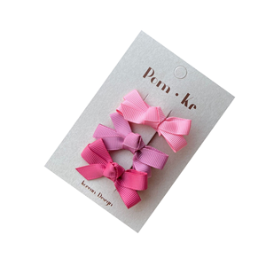 Nuevos Lazos para el Cabello de Tela de Primavera en Oferta, Pinzas para el Cabello, Accesorios para el Cabello para Niños, Juego de 3 Piezas - Product Image 4