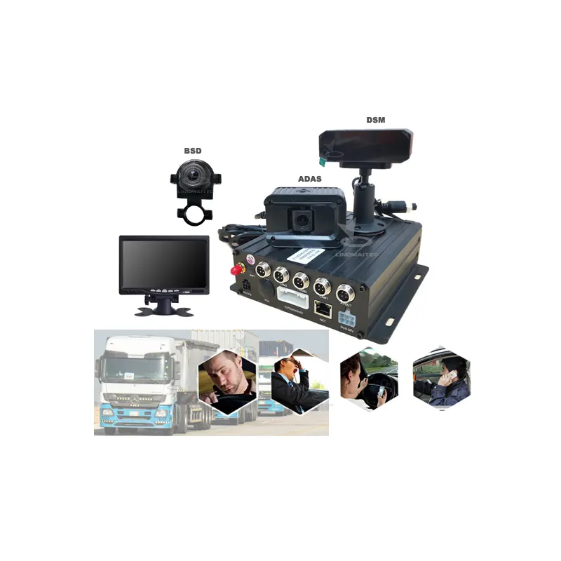 4 canali Ai Black box intelligence DVR con sistema di prevenzione delle collisioni limitatore di velocità