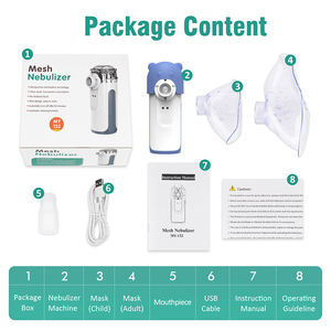 FITCONN Nebulizador sepatu bayi portabel, <span class=keywords><strong>Nebulizer</strong></span> jaring bayi kartun lucu dengan kabel Tipe c model baru - Product Image 6