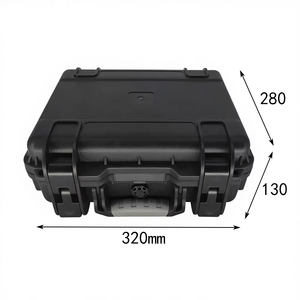 DPC038-1 Étui de <span class=keywords><strong>transport</strong></span> et de rangement robuste en plastique, étui à montres en plastique à 10 emplacements, 320*280*130mm - Product Image 4