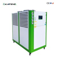 KAIFENG 10hp Pendingin Air Berpendingin Udara Unit Pendingin Air Industri Sistem Pendingin Air dengan Penukar Panas untuk Industri