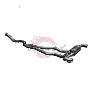 Silenciador de escape doble con válvulas Vortex para Toyota Supra A90, escape deportivo completo de acero inoxidable para autos deportivos turbo. - Product Image 2