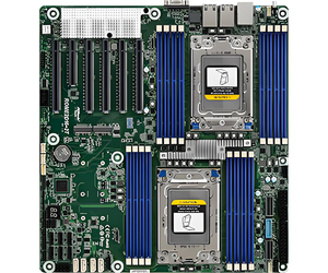 เมนบอร์ดเซิร์ฟเวอร์ AsRock Rack ROME2D16-2T EEB รุ่นใหม่ รองรับซ็อกเก็ตคู่ SP3 (LGA4094) สำหรับซีพียู AMD EPYC 7002 ซีรีส์ รองรับแรม 4TB 10G แบบคู่ - Product Image 1