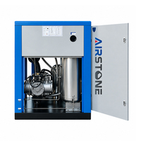 Compresor de Aire de Tornillo Rotativo Industrial Airstone PM VSD, Sin Aceite, Lubricado con Agua, 45KW 60HP 8Bar, Control PLC, Motor Portátil
