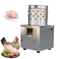 Équipement d'abattage commercial oiseau caille petite volaille plume plumer machine plume enlever plumeuse machine