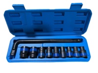 ELEHAND OEM Jeu de douilles 1/2'' 8-24mm avec clé à barre en L, kit d'outils manuels pour réparation de motos, outils de mécanique, jeu de douilles avec mallette rigide