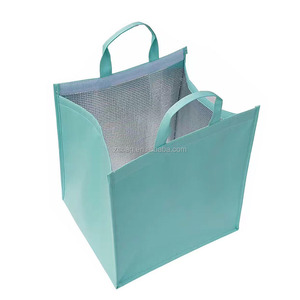 3d Escudo de papel de aluminio interior de espuma plegable bien aislar manejar bolsa de pastel de bolsa de la cadena de frío de transporte - Product Image 4