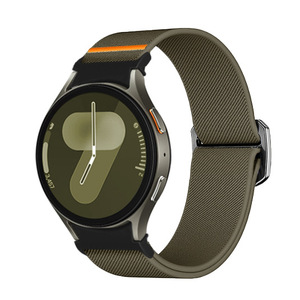 สายนาฬิกาแบบยืดหยุ่นไนลอนแบบปลดเร็ว พร้อมตัวล็อคแบบ Snap Fastener ขนาด 25 มม. สำหรับ Watch 7 6 5 4 - Product Image 4