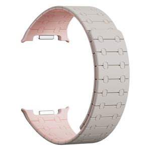 สายนาฬิกาซิลิโคนแม่เหล็กสองสีสุดหรู ทนทาน ใช้แทนสายเดิมได้ สำหรับ Samsung Galaxy Watch 8 พร้อมขั้วต่อโลหะ - Product Image 3