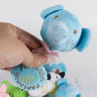 Usine directe en gros transfrontalier mignon chat chien jouet en peluche vache éléphant ours en corde de coton balle en caoutchouc emballé dans des sacs