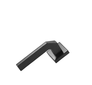 高品質亜鉛合金ブラックハンドルドアロックスプリットロックセットシリンダー木製ドアロック