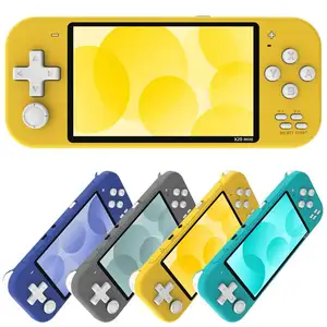 Factory wholesale price X20 Mini Handheld Portable Game players 4.3 Inch Game Consoles Dual Joystick Preloaded Multi Games for k