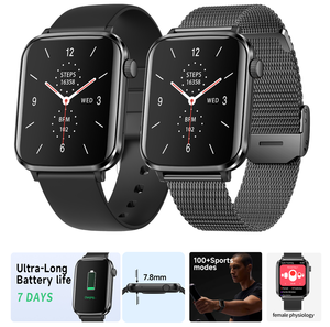Montre <span class=keywords><strong>connectée</strong></span> ZongX V82 avec batterie de 7 jours pour hommes et femmes, 100 modes sportifs, écran tactile HD de 1,85 pouces pour Android et iOS - Product Image 1
