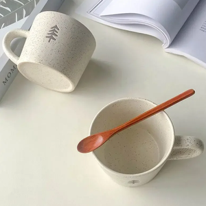 Japanese Ceramic High-value Coffee <b>Mugs</b> Pine <b>Tree</b> Pattern Oat Breakfast Milk Kawaii Cup Couple Tea Cups As Birthday Gift - Product Image 4