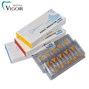 หัวฉีดน้ำทำความสะอาดฟันแบบโซนิค 10 ชิ้น บรรจุ 1 แพ็ค สำหรับเครื่อง Ultra Activator Endo Irrigator สำหรับการล้างช่องรากฟัน - Product Image 1