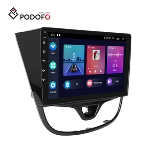 Podofo 10 pouces 1 + 32G/2 + 64G 2 din Android 13 autoradio autoradio avec cadre kit spécial pour Opel Karl 2017-2020 conduite à gauche