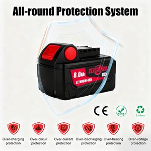 Batería de 8 Ah, Compatible con Herramientas Inalámbricas de 18 V Como Llaves Inalámbricas, Destornilladores y Otras Herramientas Eléctricas - Product Image 4