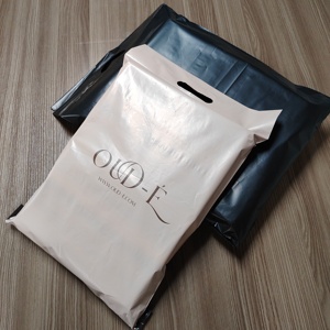Multicolour Poly Mailer With Handle Custom Logo Printed Plastic Shipping Package Bags,Courier Shipping Bag With Handle
