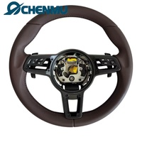 Volant sport en cuir pour Porsche Panamera Macan Cayenne 918 911 971 958 Por S Che GT3 Haute Qualité Plug and Play