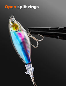 <span class=keywords><strong>Pince</strong></span> de pêche en acier au carbone de 9 pouces avec poignée TPR, coupe-<span class=keywords><strong>ligne</strong></span>, ouvre-anneau et cordon de sécurité – Vente directe usine pour eau salée et eau douce - Product Image 4