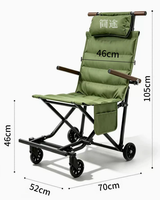 Chariot pliant d'extérieur en tissu Oxford avec roues pour le camping, les courses et les voyages