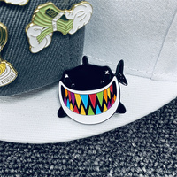 Broches en émail dur métalliques personnalisées en gros, couleur et design au choix, motif dollar mignon pour sac à monnaie, dessin animé, anime