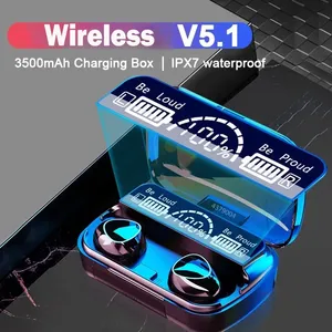 Écouteurs Intra-Auriculaires M10 TWS BT V5.0 à Contrôle Tactile avec Power Bank, Casque Sans Fil à Affichage LED et Micro - Product Image 2