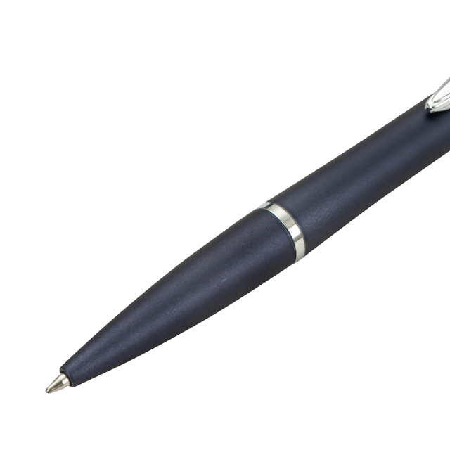 Retractable Ball Pen Metal 0.8mm/1.0mm Aluminium Tube Luxury Ballpoint Pens With Custom Logo