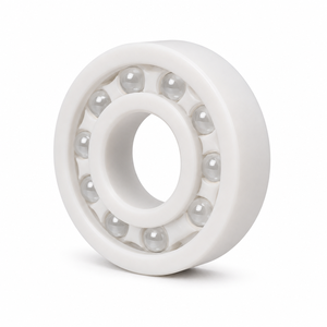 6006 Deep Groove Ball Bearing 30x55x13mm — POM Rings, <b>Glass</b> Balls, Nylon <b>Cage</b> - Product Image 3