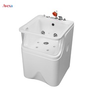 Nouvelle Conception Baignoire pour Animaux en Acrylique avec Fonction Massage et Drain Anti-Bouchon de Cheveux pour Toilettage Chien Chat Vente en Gros